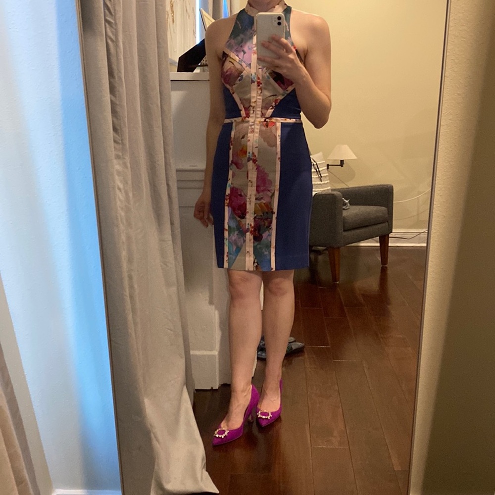 Nicole Miller front zip dress